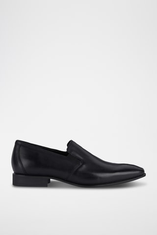 Mocassins en cuir - Noir