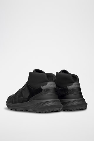 Baskets montantes en cuir - Noir