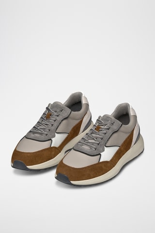 Baskets en cuir - Marron