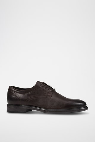 Richelieus en cuir - Noir