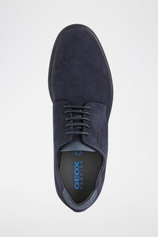 Derbys en cuir Spherica Bleu marine