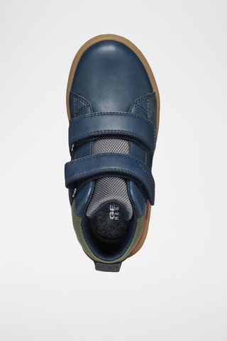 Baskets montantes en cuir Theleven - Gris foncé
