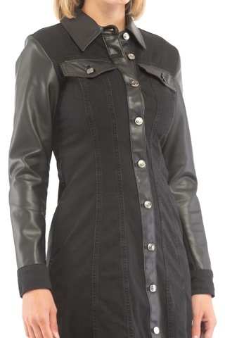 Blouse-jurk - Zwart