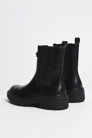 Leren Chelsea Boots London  - Zwart