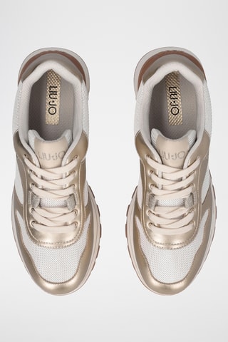 Leren Sneakers - Goudkleurig
