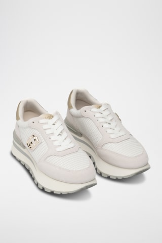 Leren Sneakers - Ecru