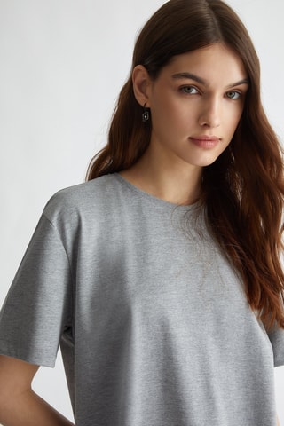 Oversized T-shirt - Grijs