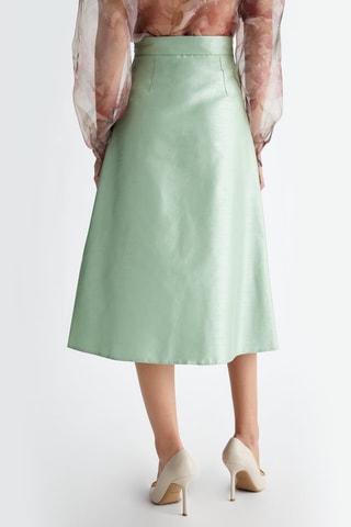 Midirok Hoge Taille - Groen