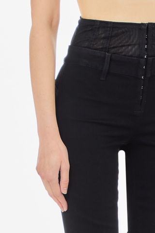 Jeans met Hoge Taille - Zwart