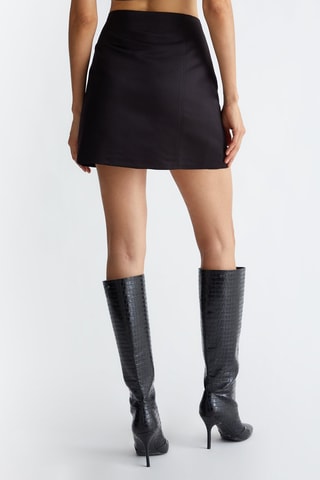 Minirok Hoge Taille - Zwart