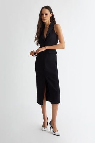Blouse-jurk - Zwart
