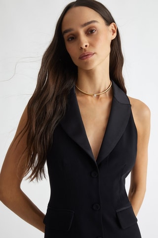 Blouse-jurk - Zwart