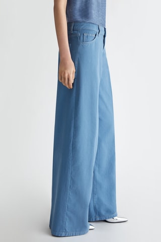 Broek Flare Cut - Blauw