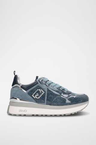 Leren Sneakers - Blauw