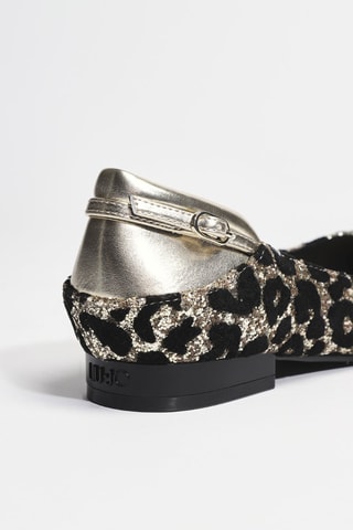 Leren Ballerina's Vivien - Bruin
