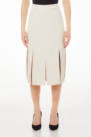 Midirok Hoge Taille - Beige