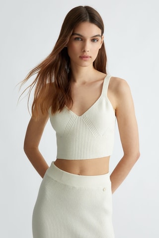 Crop Top - Ecru