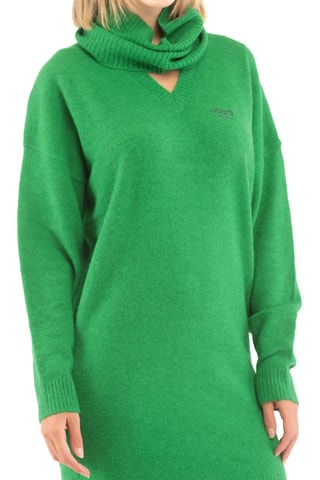 Colsjaal en Trui-jurk - Groen