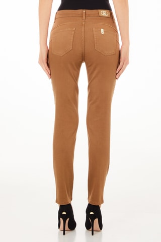 Broek met Hoge Taille - Beige