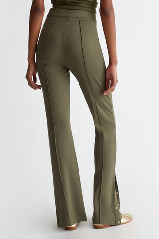 Broek met Hoge Taille - Groen