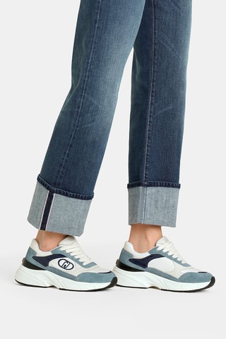 Leren Sneakers - Ecru