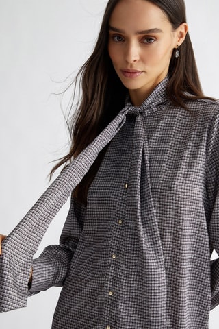 Blouse-jurk - Grijs