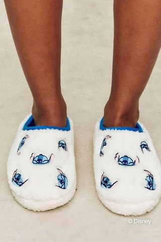 Pantoufles Stitch Lilo et Stitch Disney - Ecru
