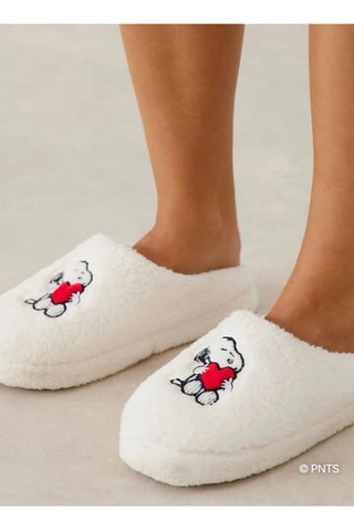 Pantofole imbottite Snoopy e i Peanuts - Ecrù