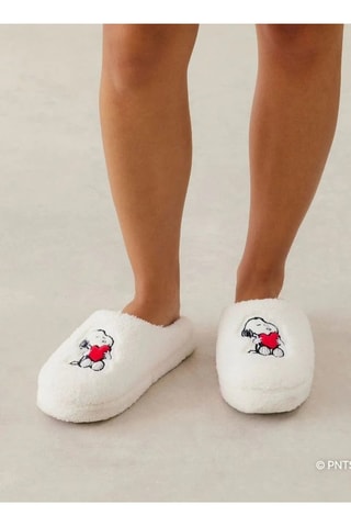 Pantofole imbottite Snoopy e i Peanuts - Ecrù
