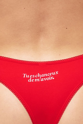Tanga Luckyavoiriz - Noir