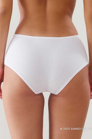 3 culotte Hello Kitty - Bianco, nero e rosa
