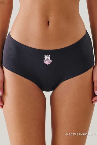 3 culotte Hello Kitty - Bianco, nero e rosa