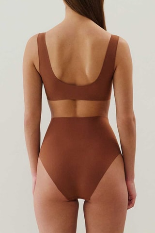 Culotte a vita alta Invisibliz - Marrone