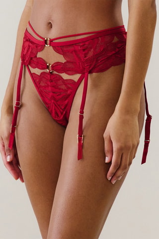 Porte-jarretelles Hotbutcomfiz - Rouge