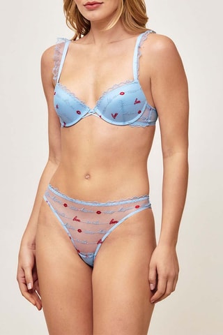 Reggiseno Kissmesoftliz - Celeste