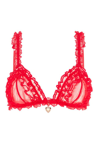Reggiseno Rufflelaciz - Rosso