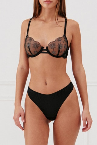 Reggiseno Brodfloconiz - Nero