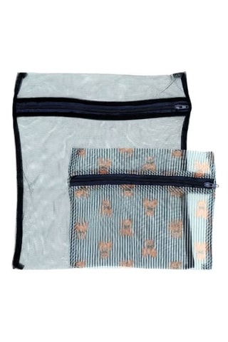 2 sacchetti portabiancheria Softbeariz - Grigio