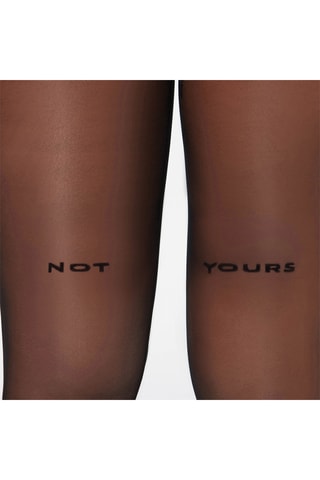 Collant Wordtightiz - Nero - Undiz