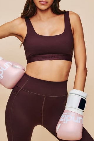 Top Wimbliz - Marrone scuro