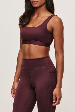 Top Wimbliz - Marrone scuro