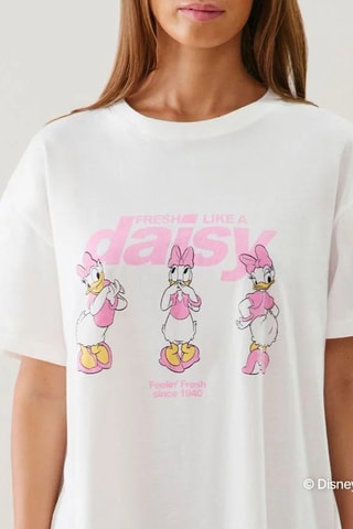 Chemise de nuit Daisy Duck Disney Daisyroziz - Ecru