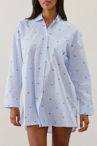 Camicia pigiama Shirtiz - Celeste