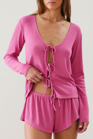 Chemise de nuit Dotepointiz - Rose