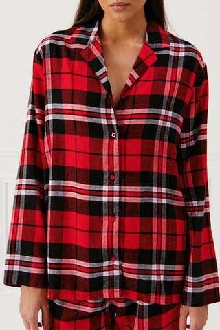 Camicia da notte Xmascheckiz - Rosso