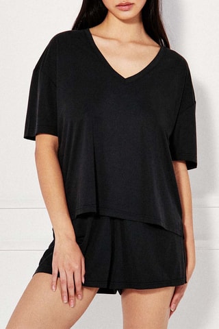 T-shirt pigiama Juliliz - Nero