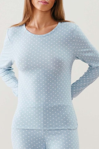 T-shirt pigiama Newmouniz - Azzurro