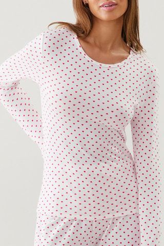 T-shirt pigiama Newmouniz - Bianco
