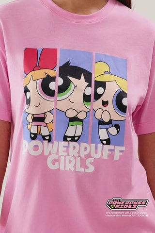T-shirt de pyjama Les Super Nanas Corepuffiz - Rose