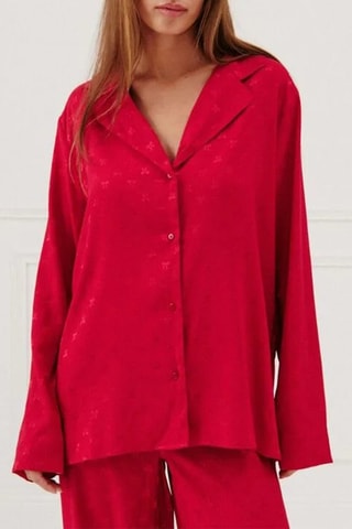 Camicia pigiama Santasatiniz - Rosso